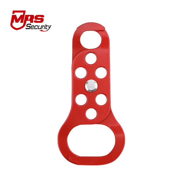 MDK03 더블 헤드 잠금 장치 HASPS 산업 잠금 태그 아웃 LOTO 안전 잠금